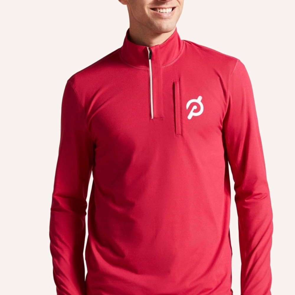 Peloton Venture Half Zip Pullover Sweater by Fourlaps Activewear Mens Medium